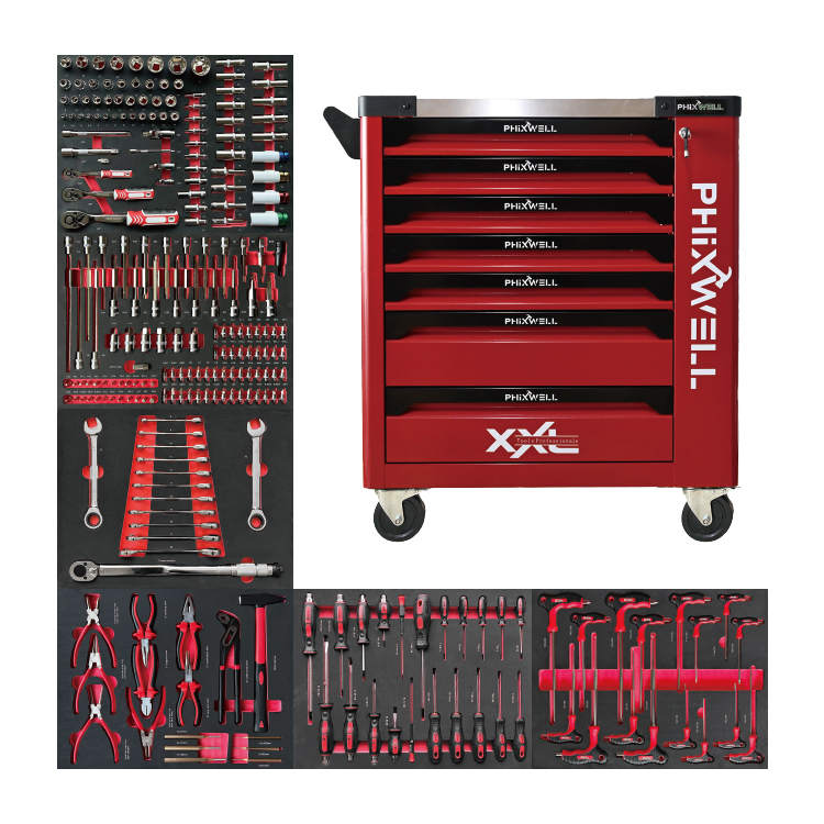 719503 PHIXWELL 249pcs Tool Cabinet Tool Set
