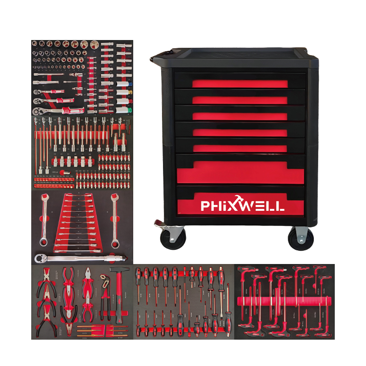 719502 PHIXWELL 7 drawer tool cabinet 
