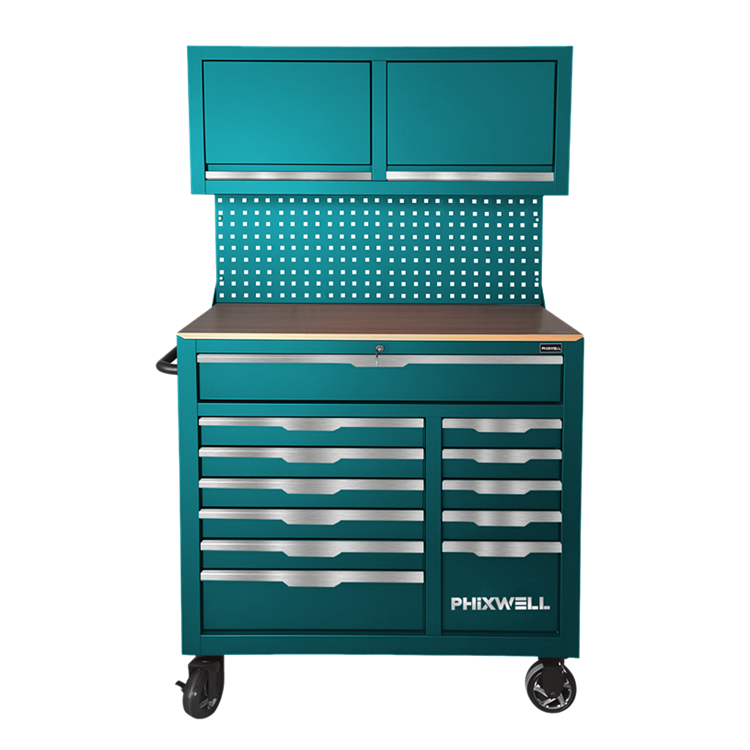 719521 Heavy-Duty Multifunctional Tool Cabinet Workbench Set