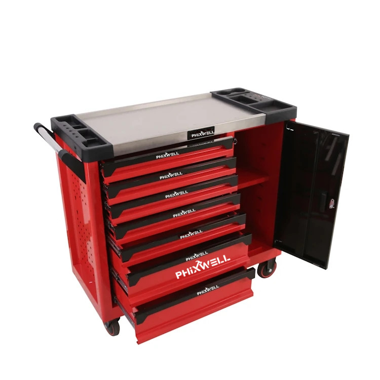 719514 PHIXWELL 7 drawers tool cabinet with side door