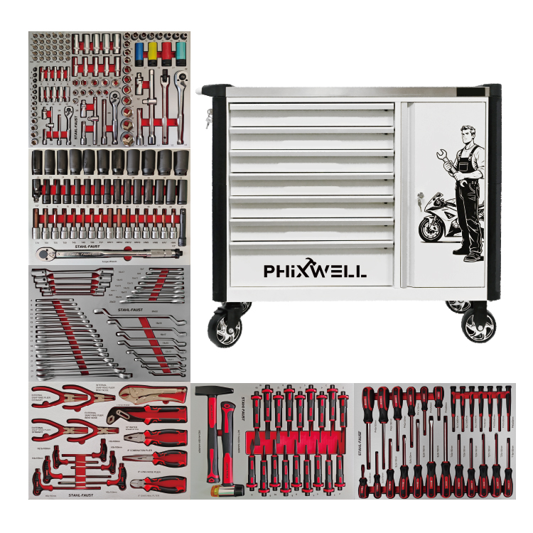 719516 PHIXWELL 7 drawer new model tool cabinet