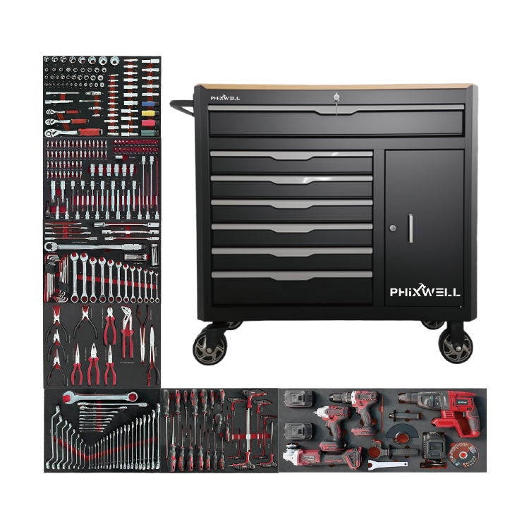 719524 PHIXWLL high quality durable 7 drawers tool cabinet