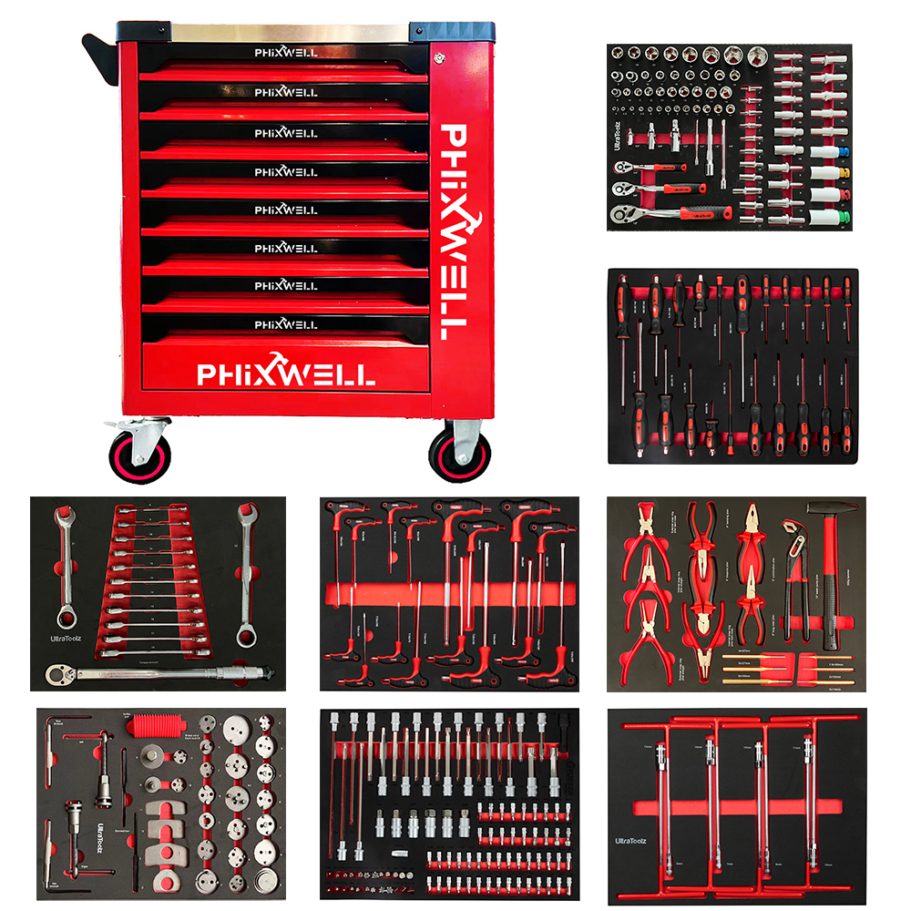 719513 PHIXWELL 8 drawers tool cabinet