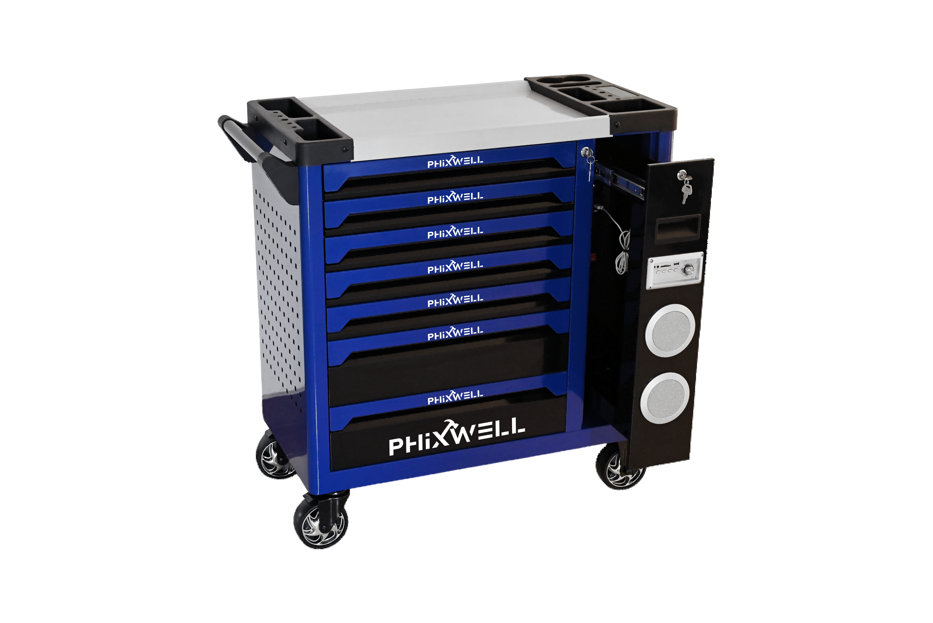 719512 PHIXWELL new model tool cabinet with speaker