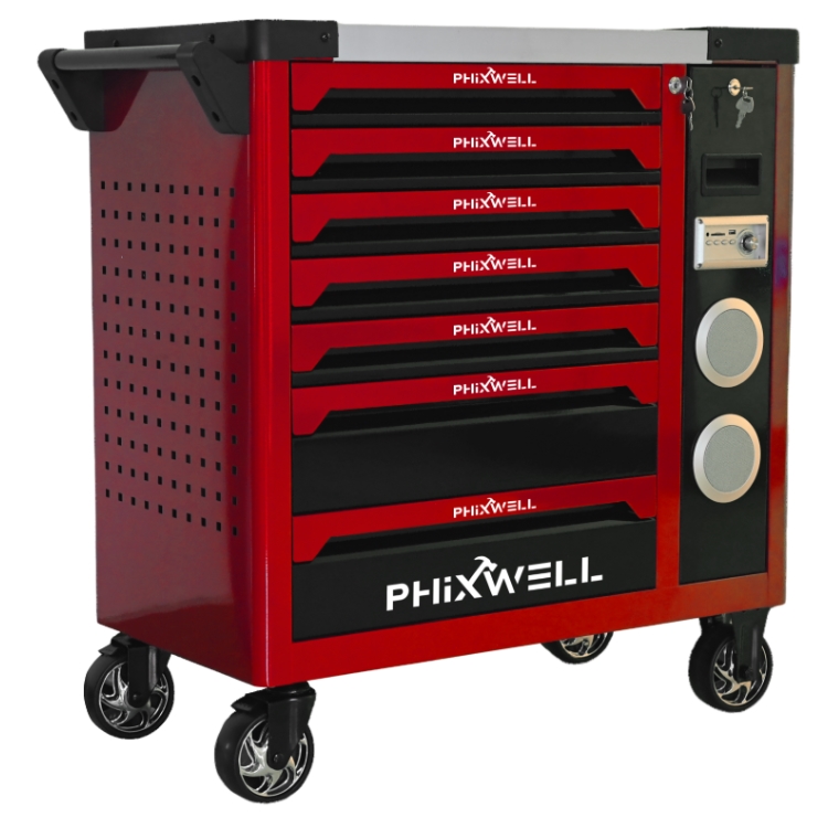 719512 PHIXWELL new model tool cabinet with speaker