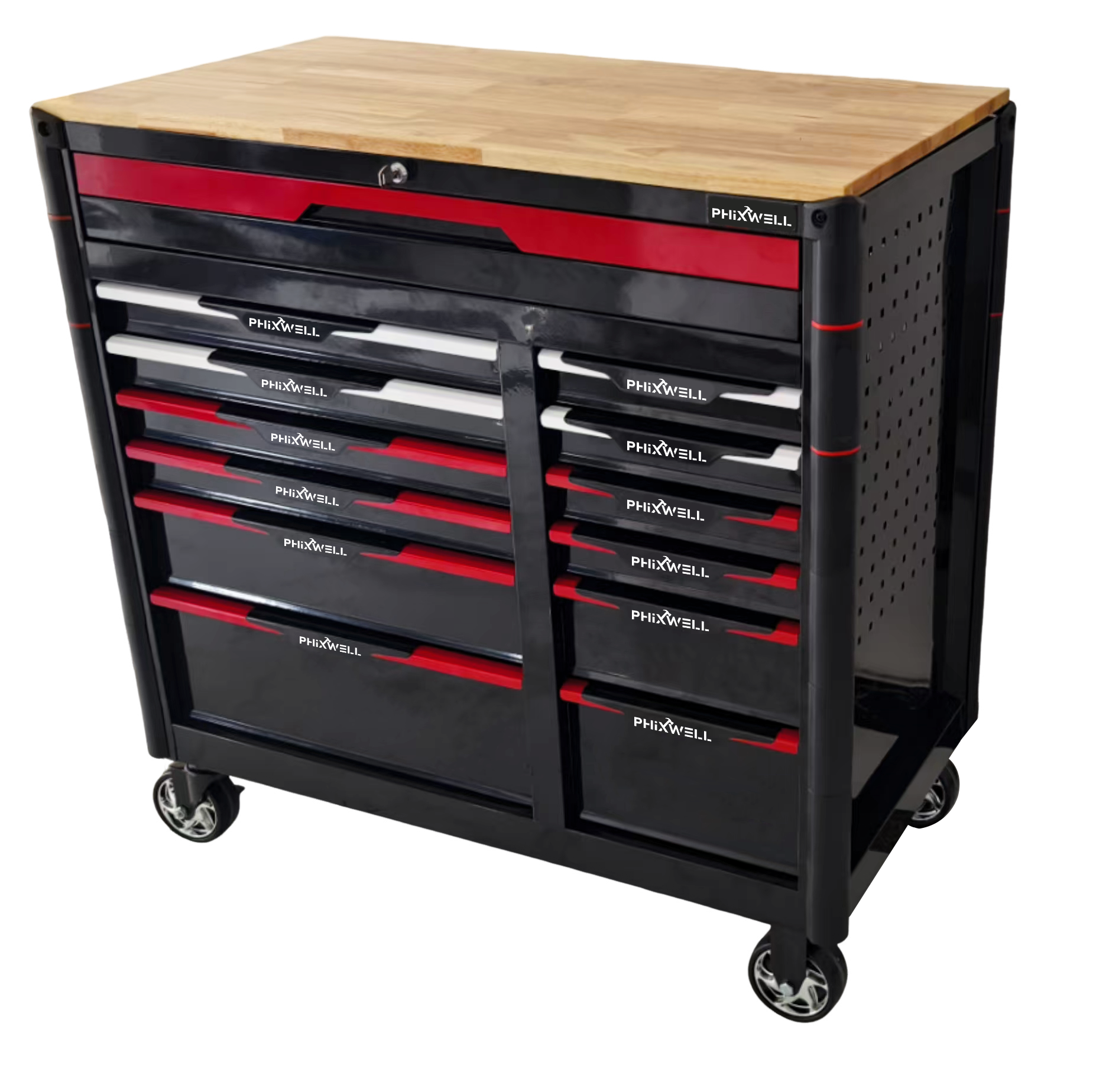 719518 PHIXWELL  13 drawers large tool cabinet 