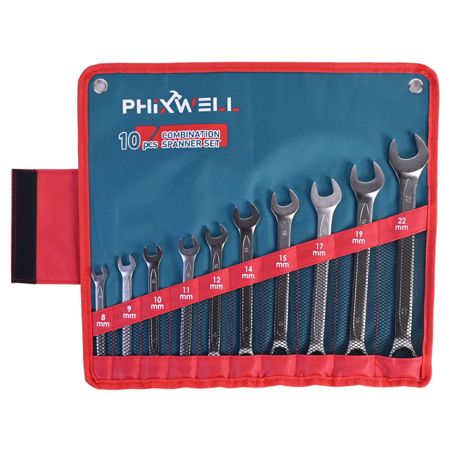 717532 PHIXWELL 10 PCS combination wrench set