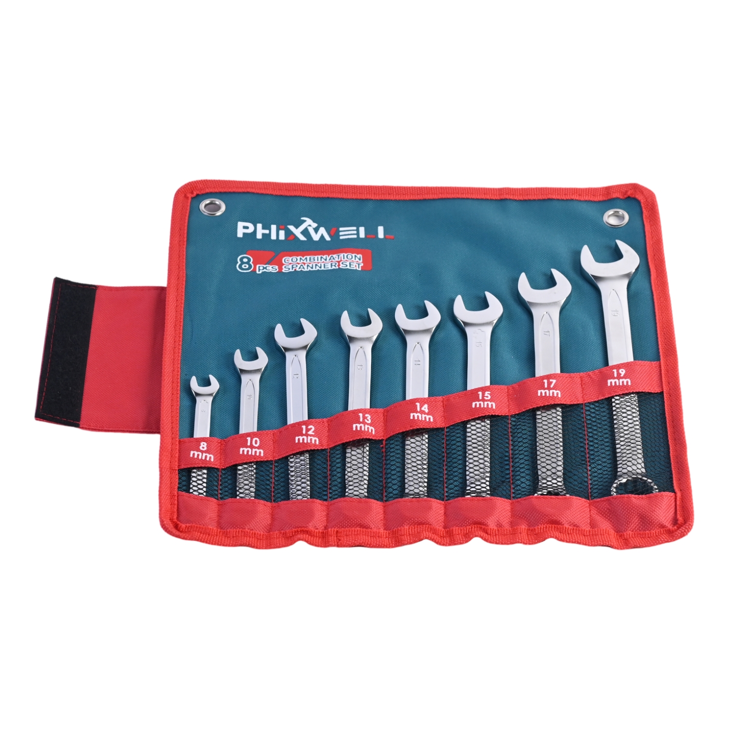 717531 PHIXWELL 8 PCS combination wrench set