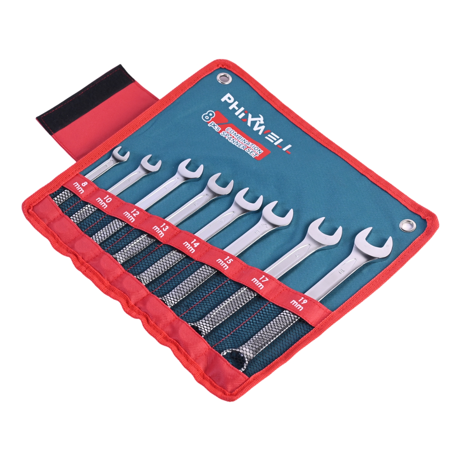 717531 PHIXWELL 8 PCS combination wrench set