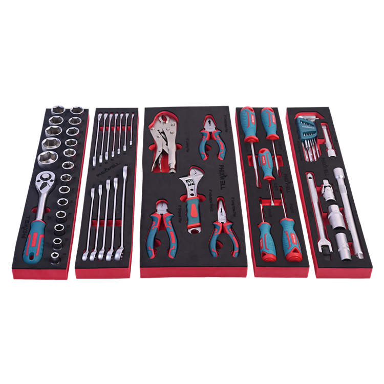 717302  PHIXWELL  56 pcs household iron box hand tool set