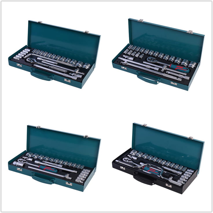 717303 PHIXWELL 24 PCS IRON BOX SOCKETS SET