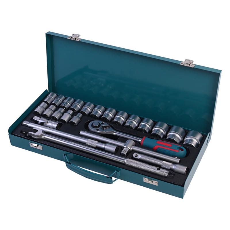 717304 PHIXWELL 24 PCS IRON BOX SOCKETS SET