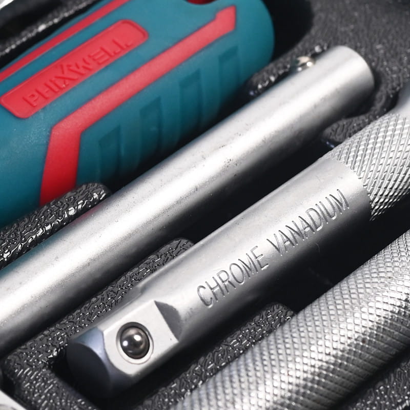 717304 PHIXWELL 24 PCS IRON BOX SOCKETS SET