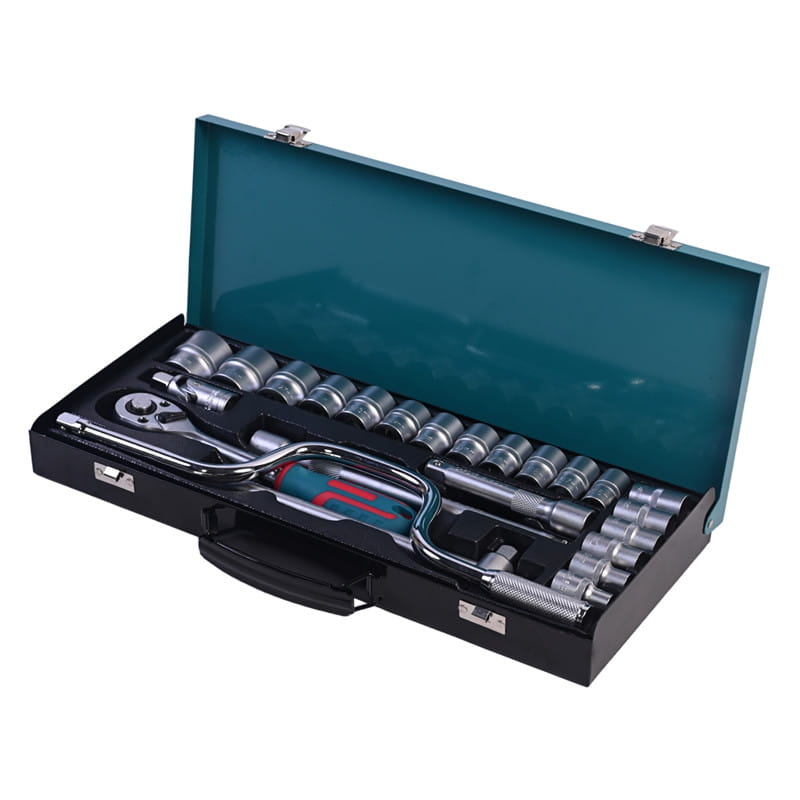 717306 PHIXWELL 24 PCS IRON BOX SOCKETS SET