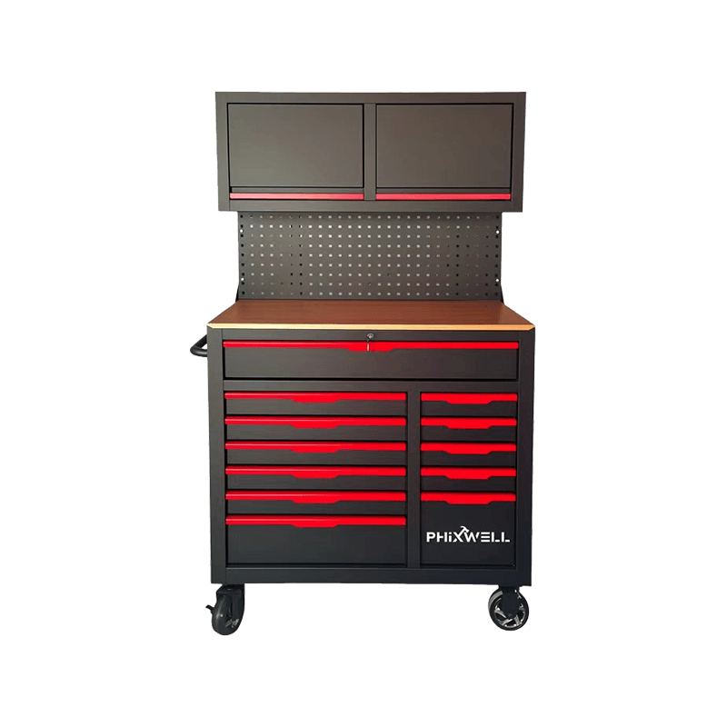 719521 Heavy-Duty Multifunctional Tool Cabinet Workbench Set