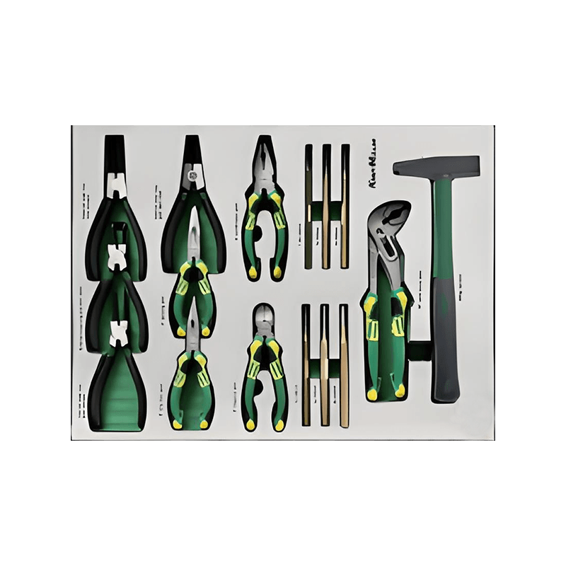 719509 PHIXWELL 7 drawers tool storage cabinet with 309pcs tool set